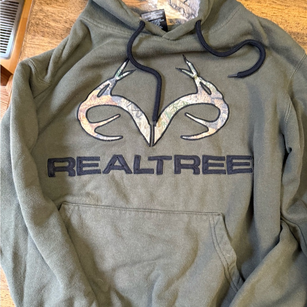 Realtree Olive Green Logo Hoodie